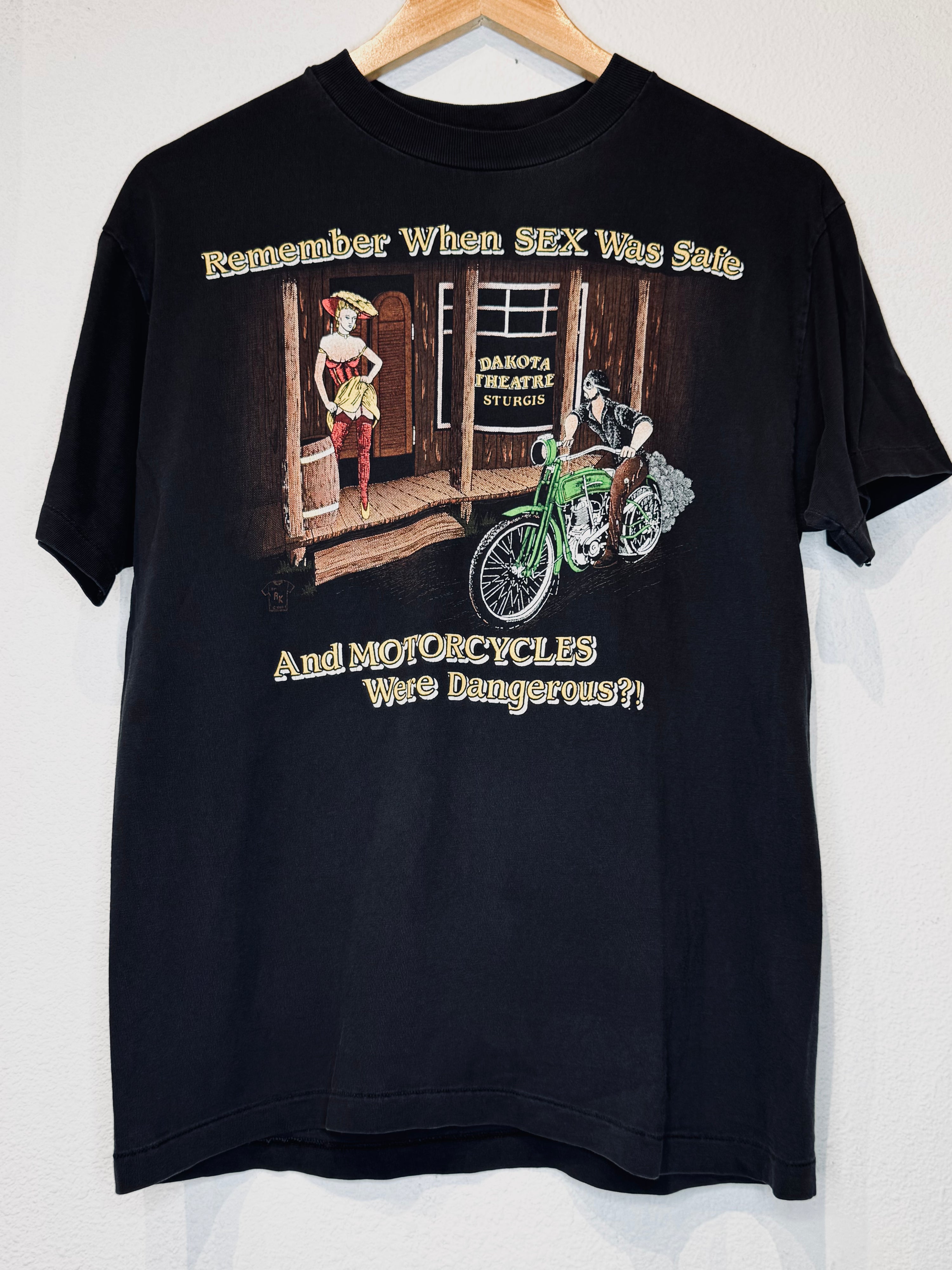 Dangerous Motorcycles Vintage Tee - Burnout