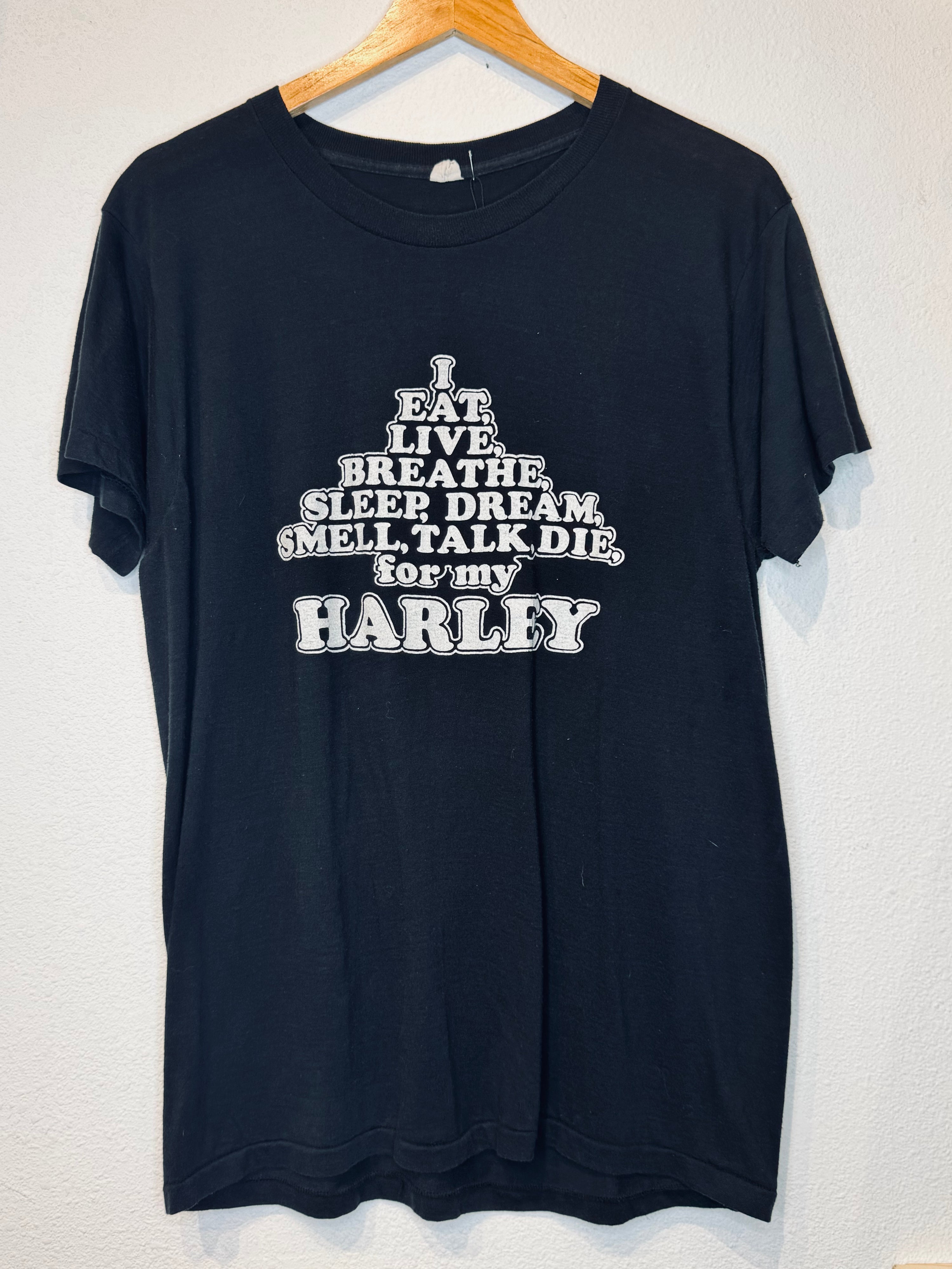 T-shirt vintage Eat Live Breathe Harley