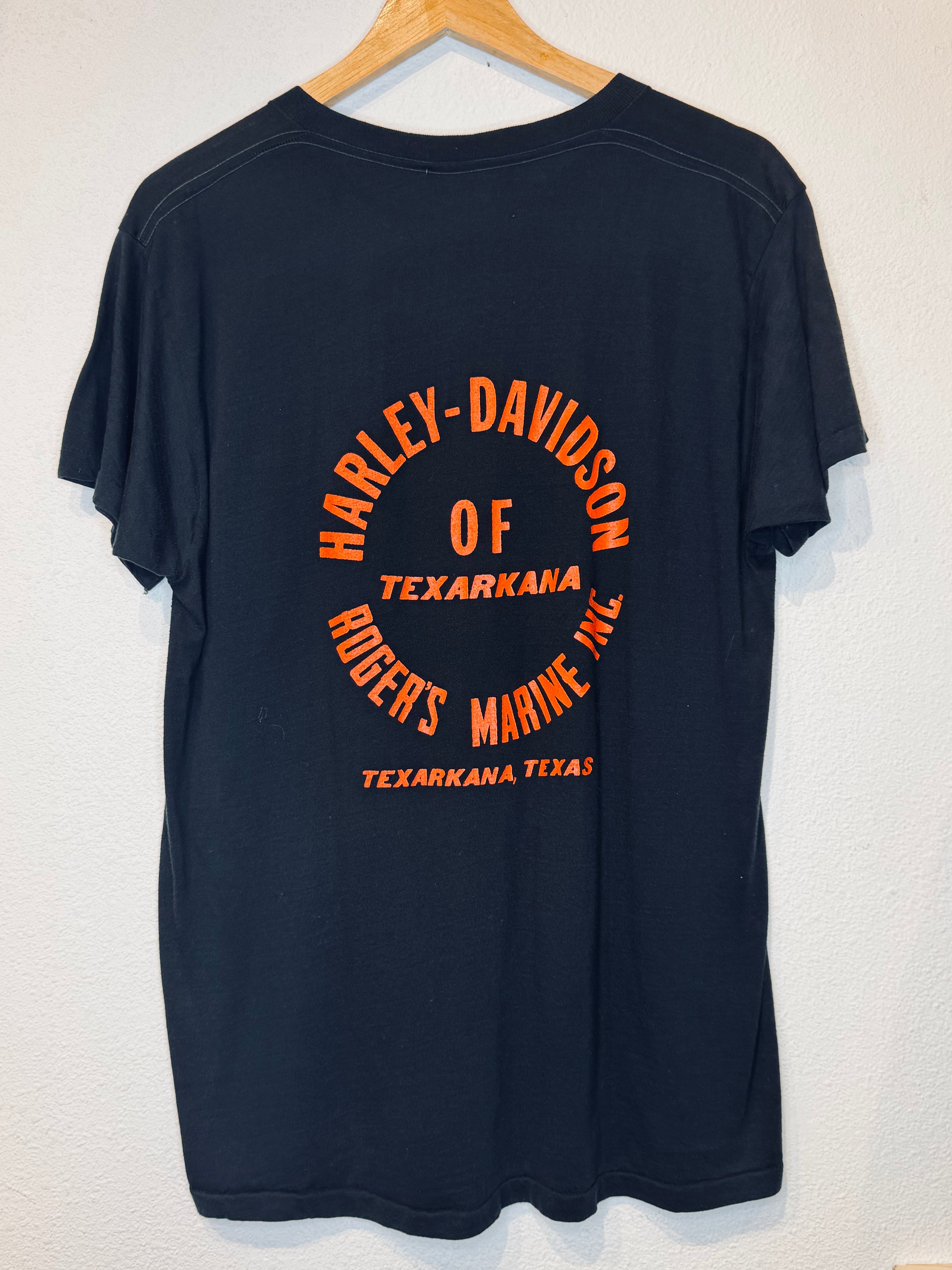 T-shirt vintage Eat Live Breathe Harley