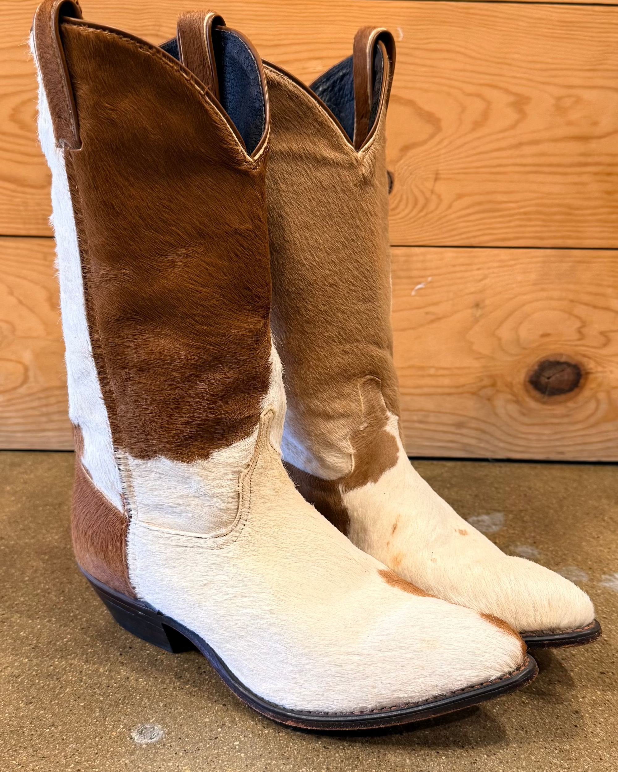 Cowhide Code West Cowboy Boot - Burnout
