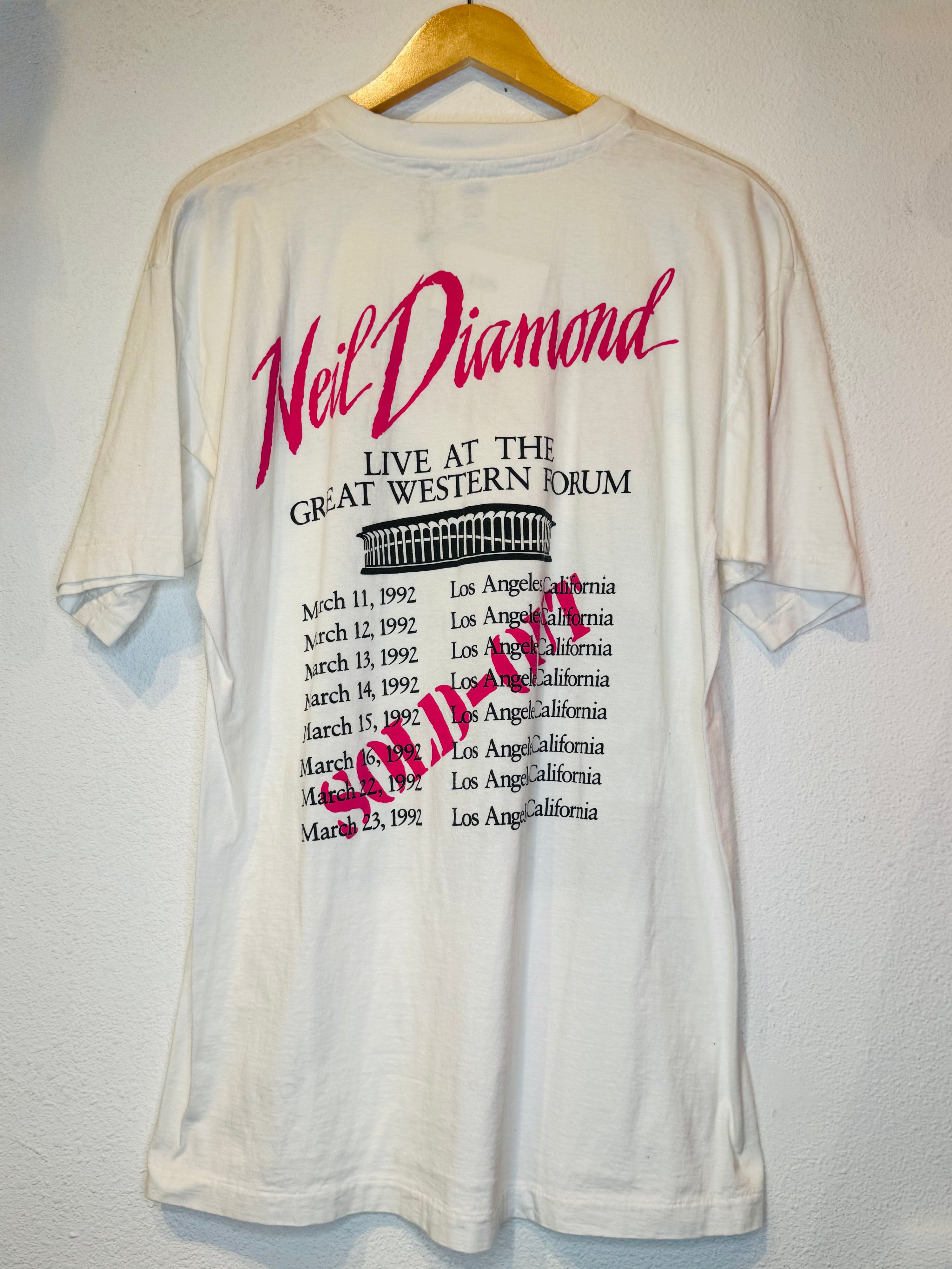 Neil Diamond '92 Vintage Tee - Burnout
