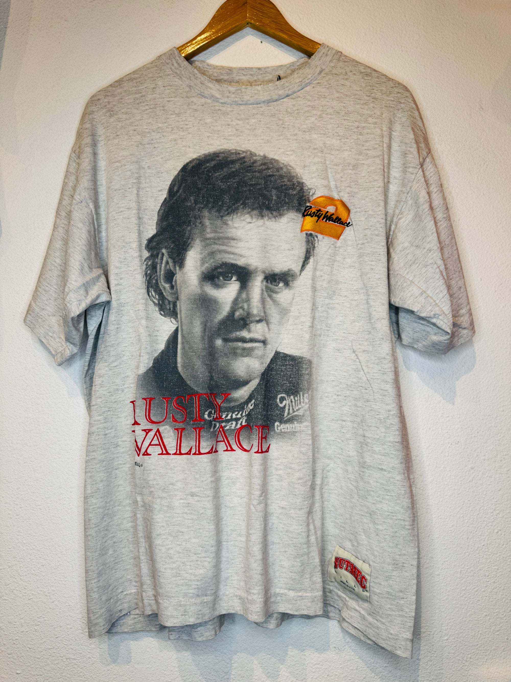 Rusty Wallace Nutmeg Vintage Tee - Burnout