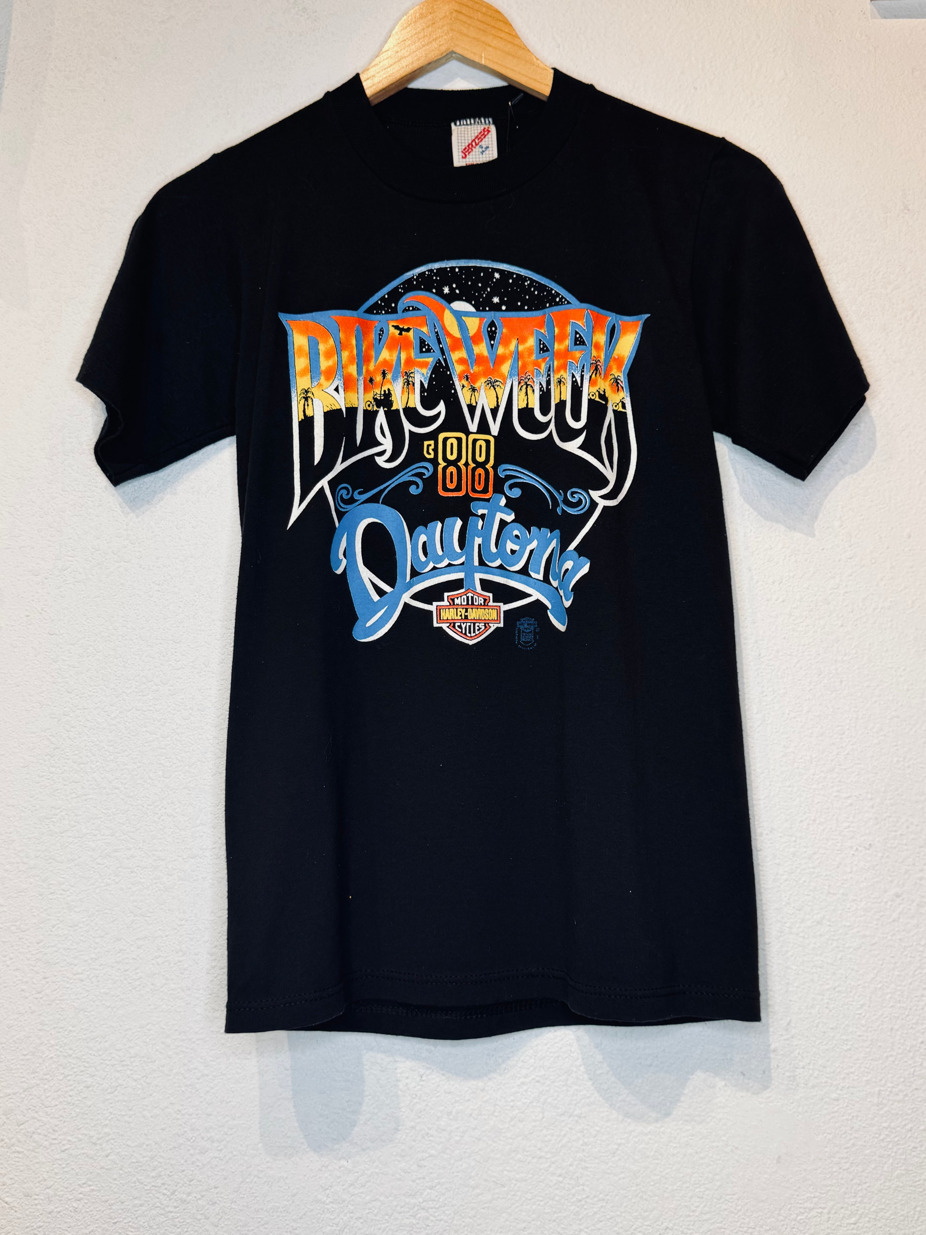 Bike Week '88 Harley Vintage Tee - Burnout