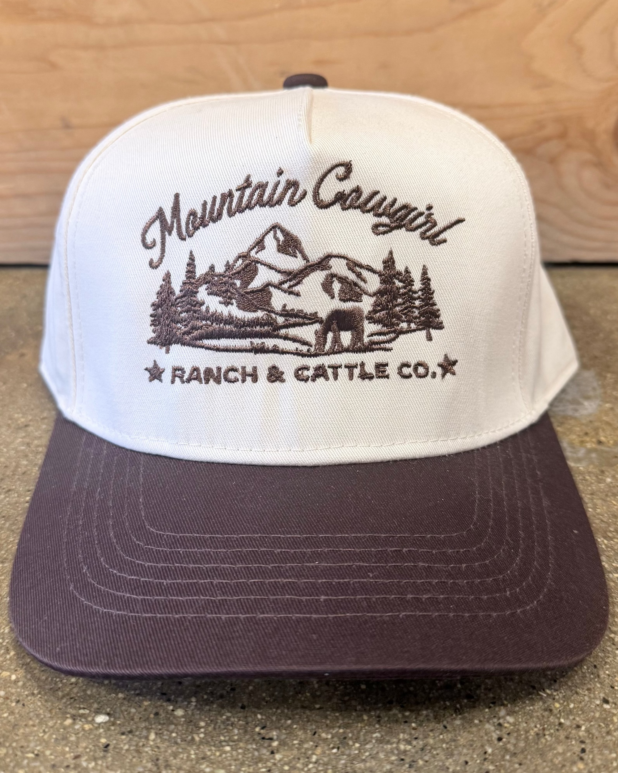 Mountain Cowgirl Trucker Hat - Burnout