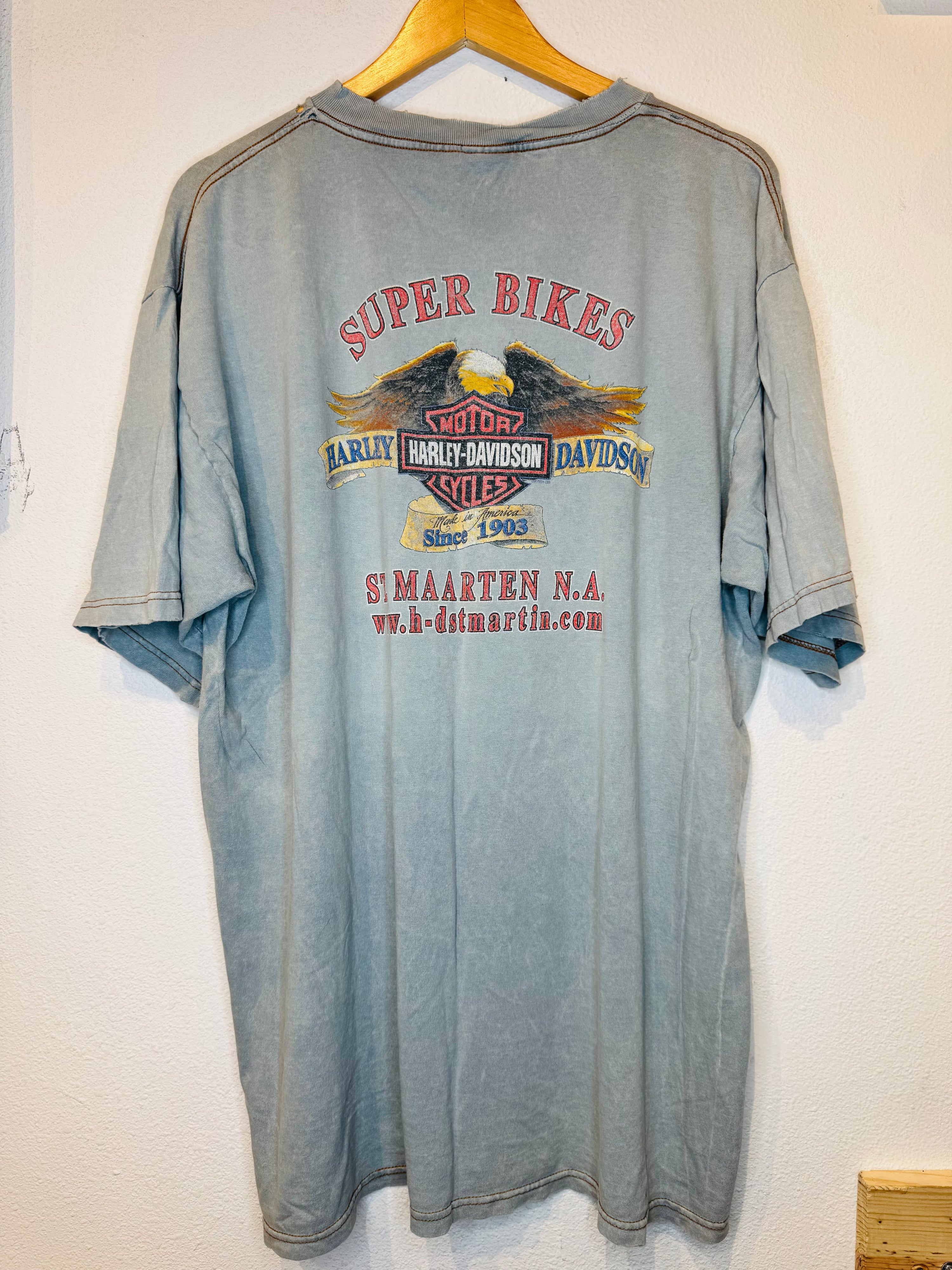 Super Harley Vintage Tee - Burnout