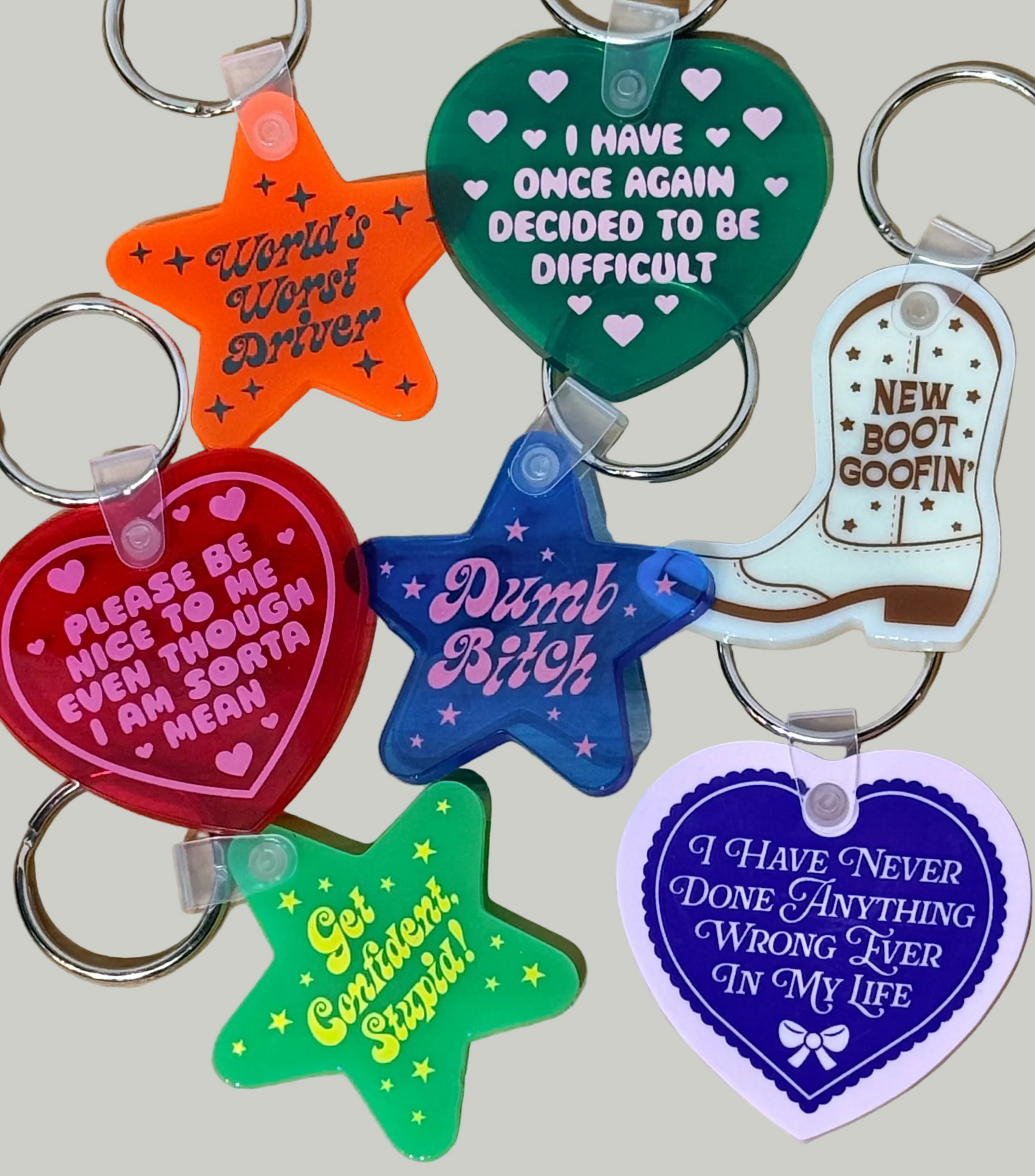 Vinyl Keychain - Burnout