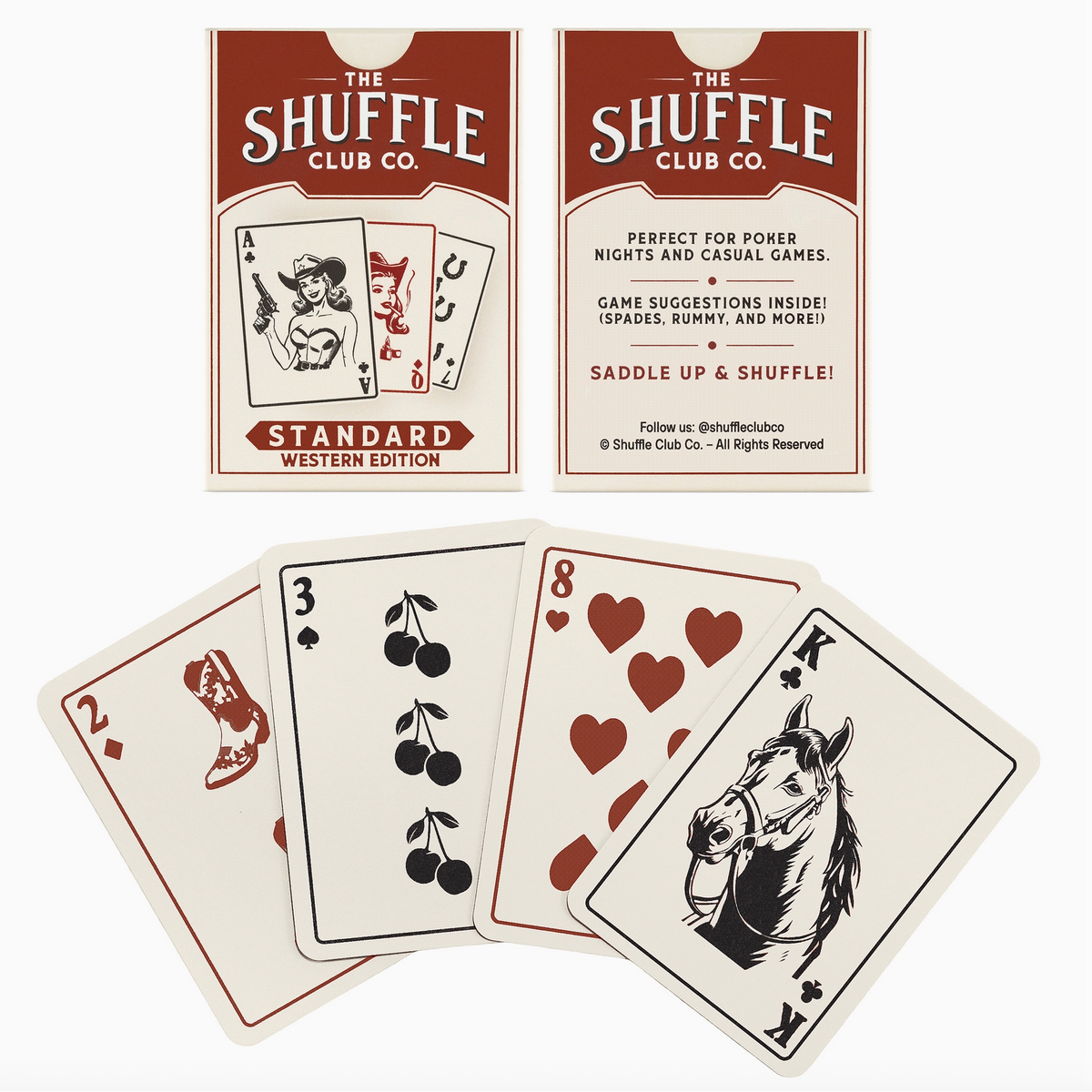 Western Playing Cards - Burnout