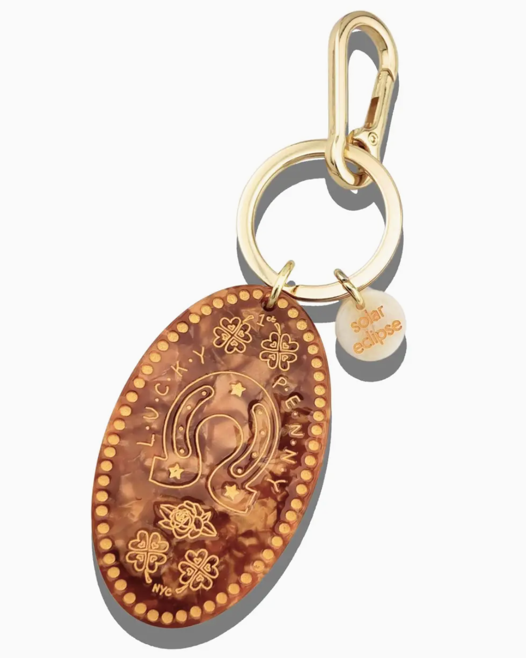 Hand-Painted Bag Charm - Burnout