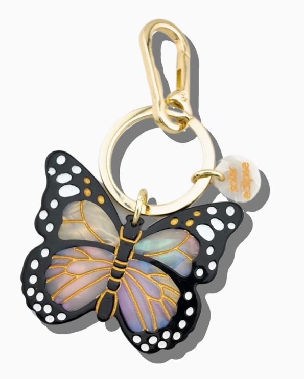 Hand-Painted Bag Charm - Burnout
