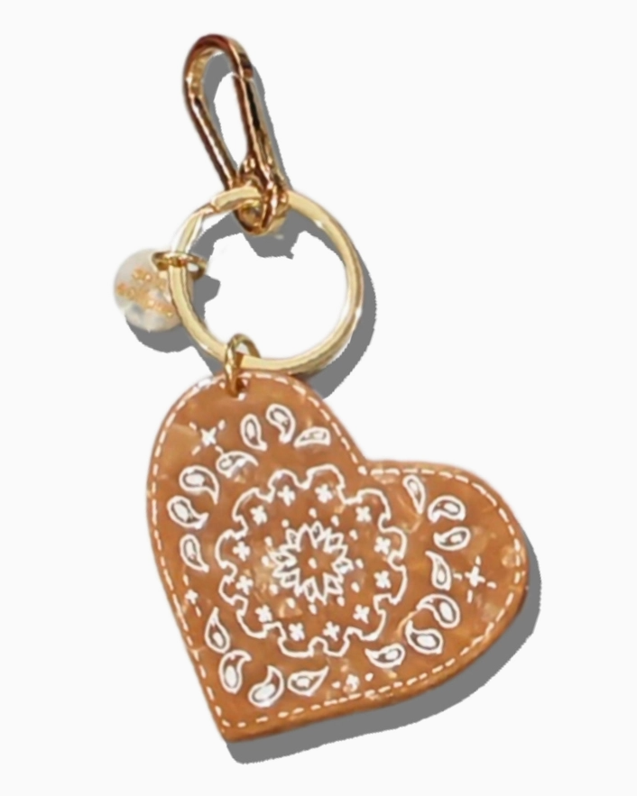 Hand-Painted Bag Charm - Burnout