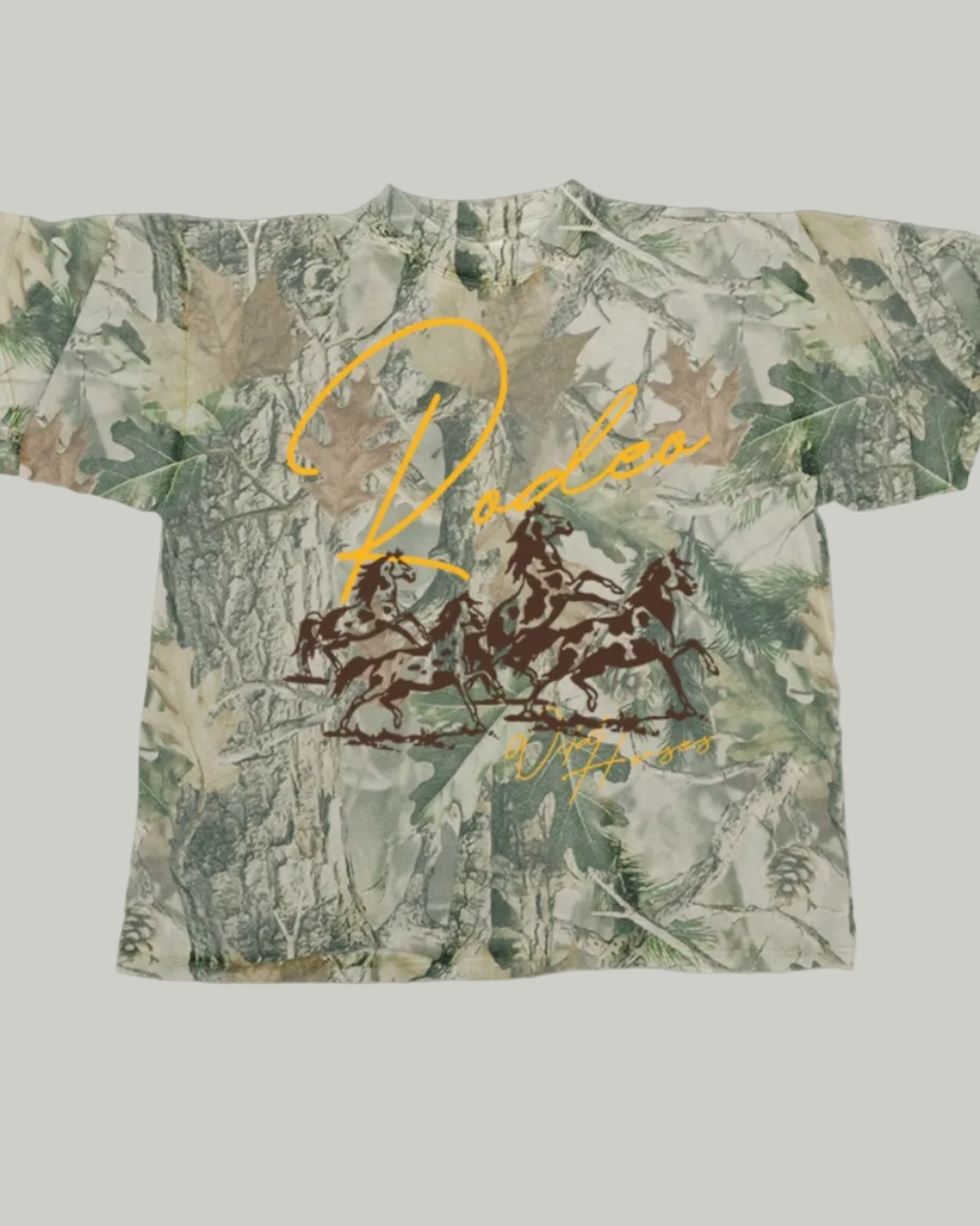 Wild Horses Rodeo Tee - Burnout