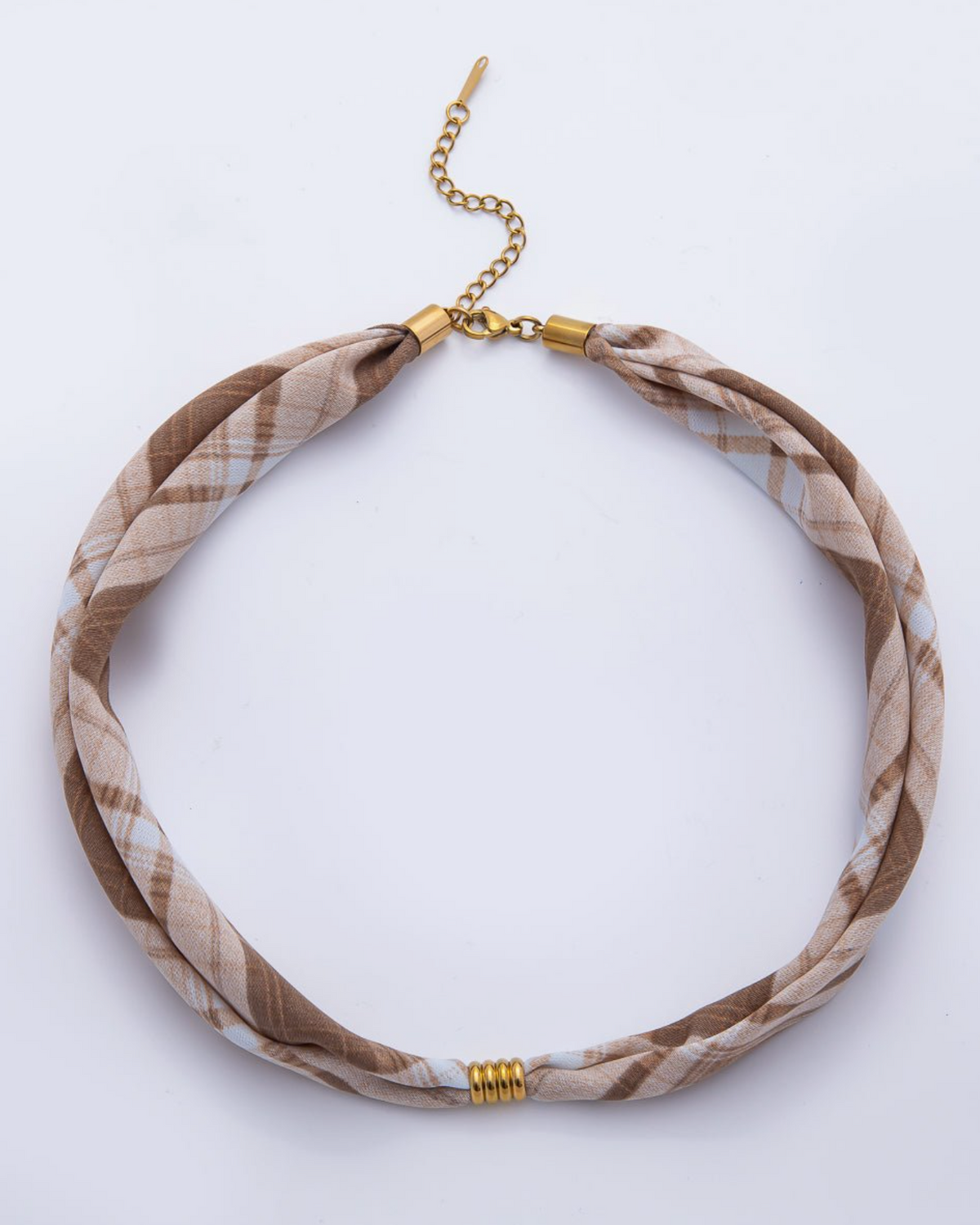 Bandana Knot Necklace - Burnout