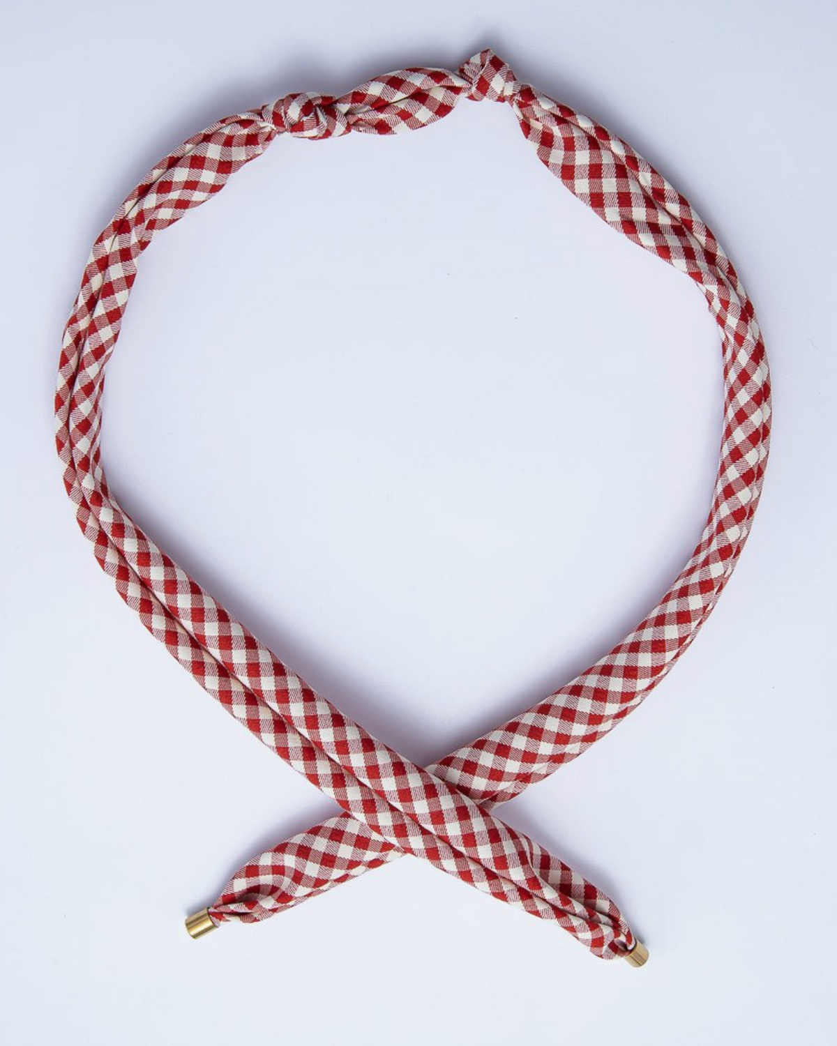 Bandana Tie Necklace - Burnout