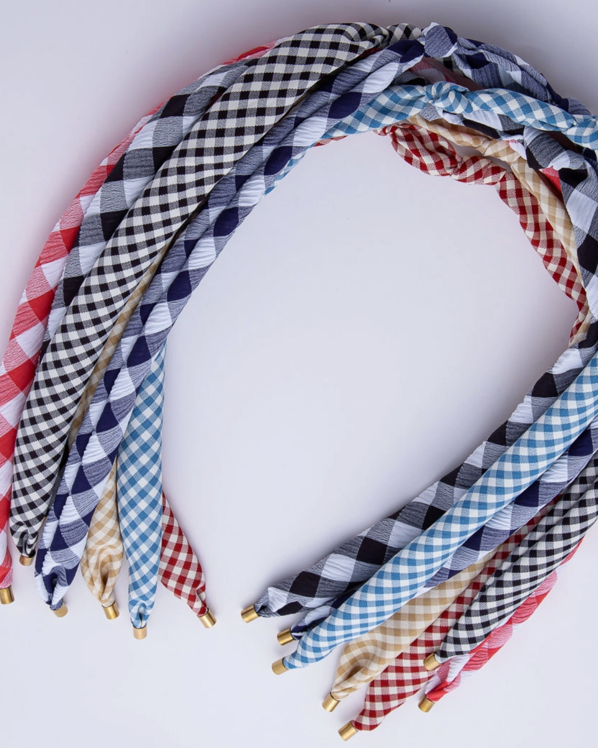 Bandana Tie Necklace - Burnout