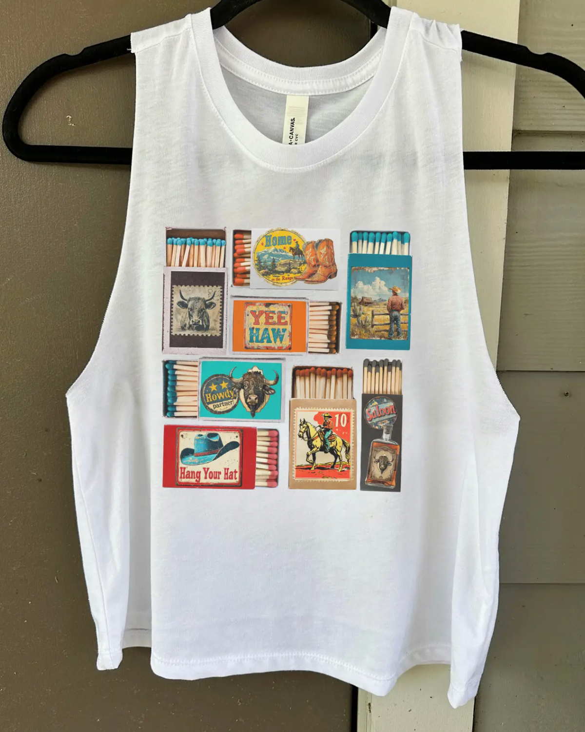 Matchbox Crop Tank - Burnout