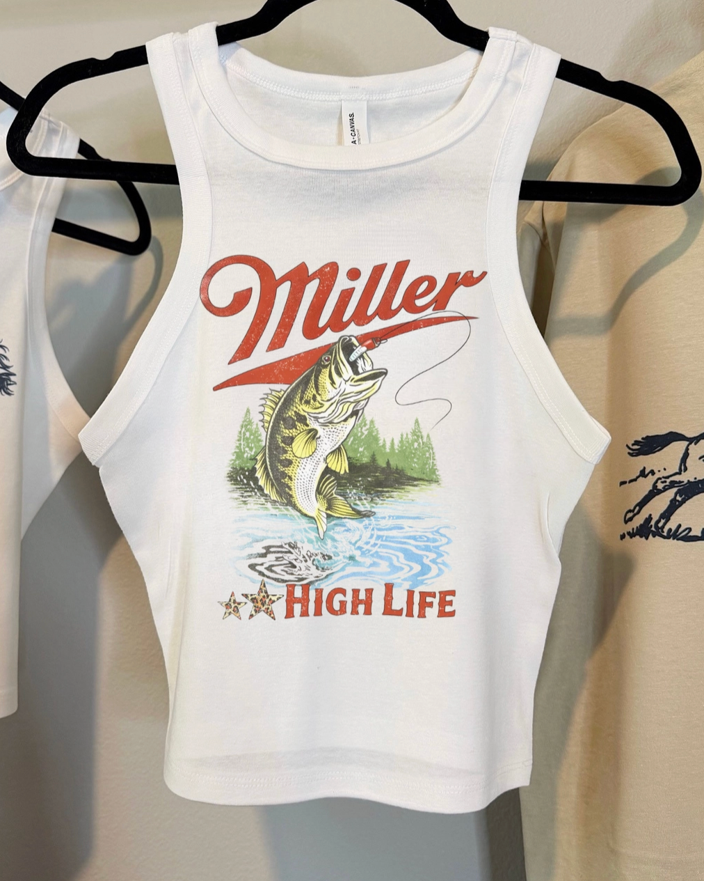 High Life Crop Tank - Burnout
