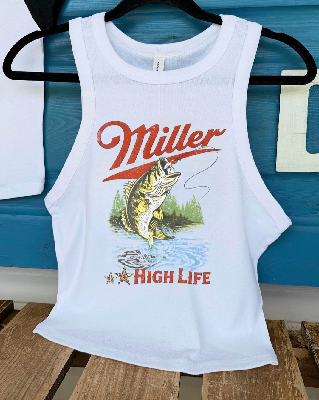 High Life Crop Tank - Burnout