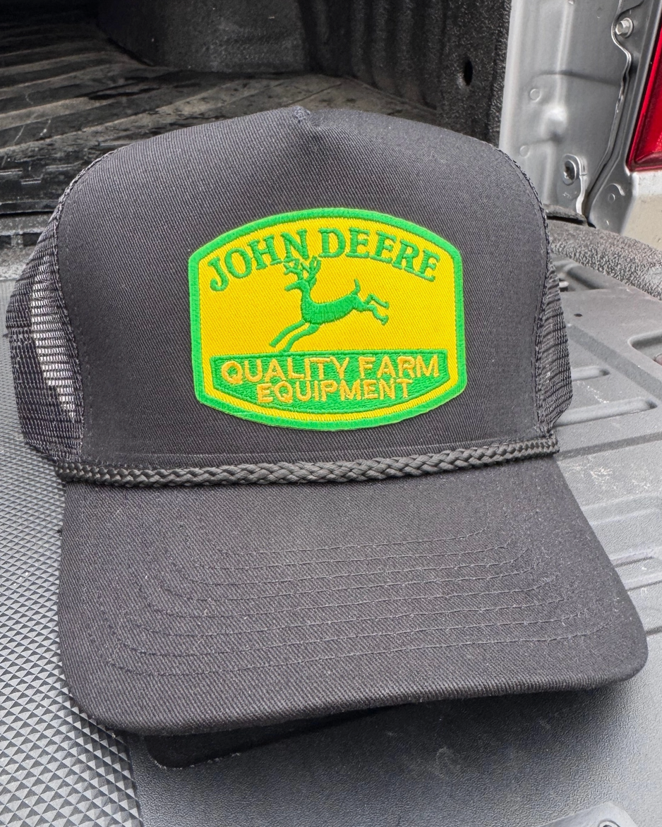 John Deer Patch Trucker Hat - Burnout