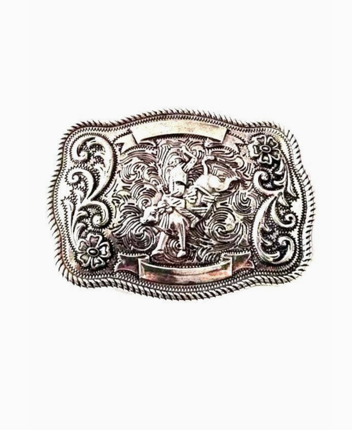 Western Belt Buckle - Burnout