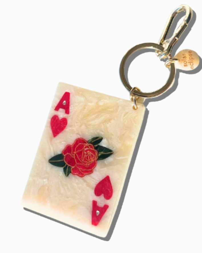 Hand-Painted Bag Charm - Burnout