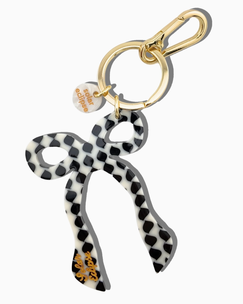 Hand-Painted Bag Charm - Burnout