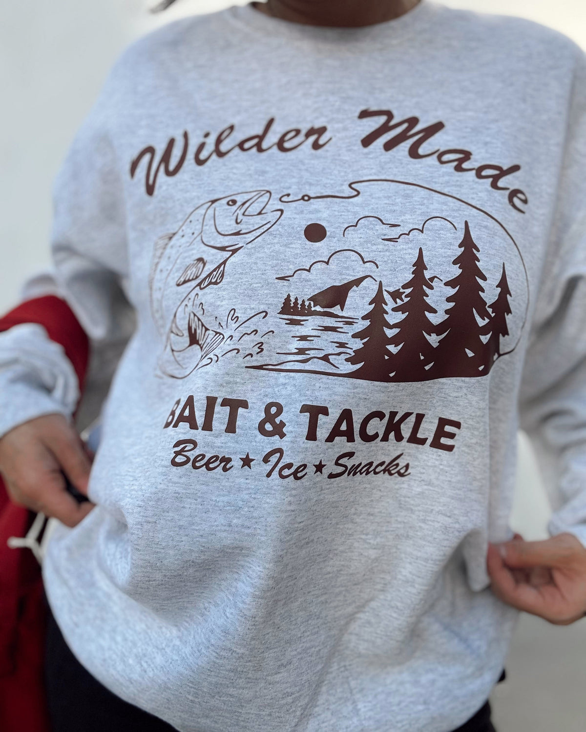 Bait and Tackle Crewneck - Burnout