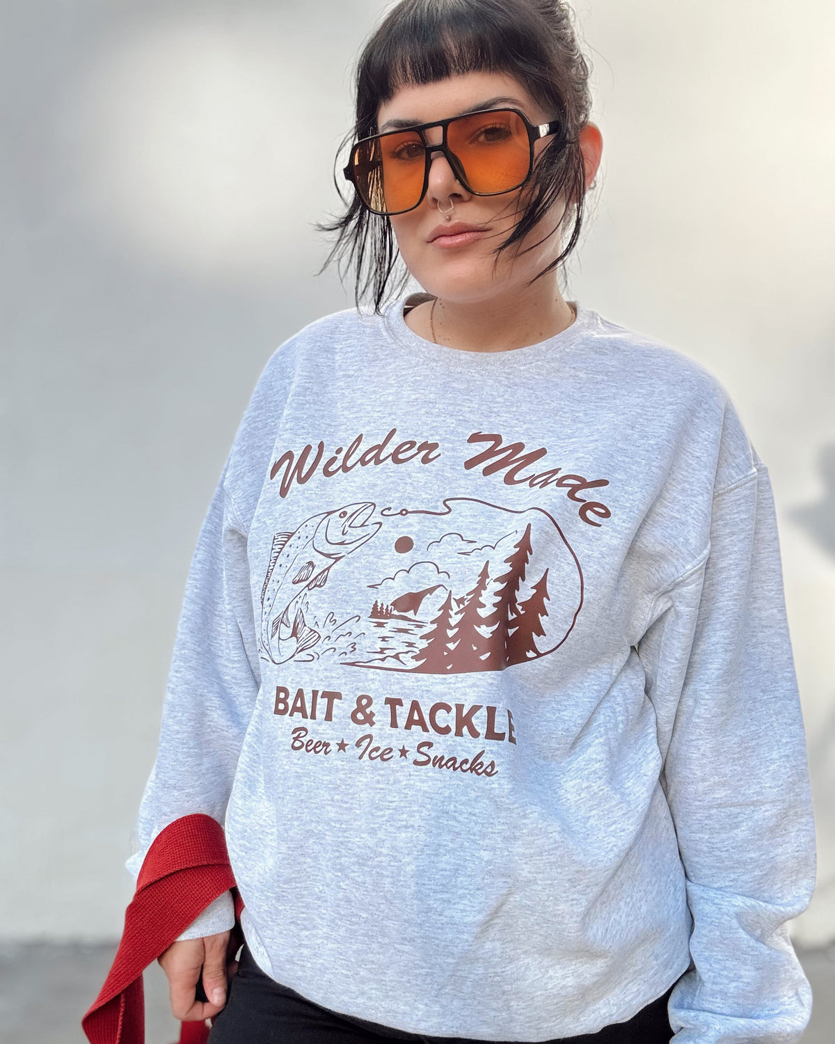 Bait and Tackle Crewneck - Burnout