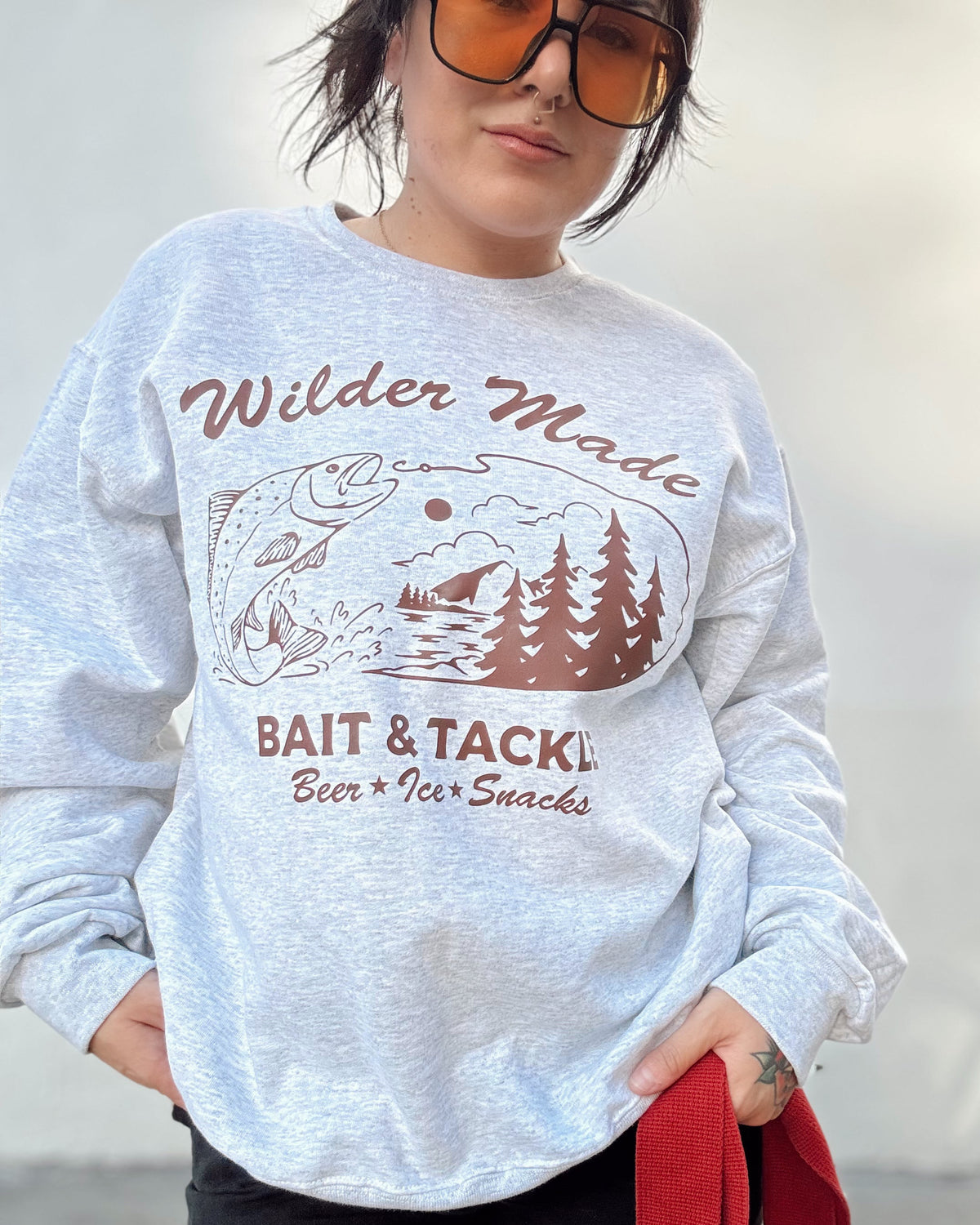 Bait and Tackle Crewneck - Burnout