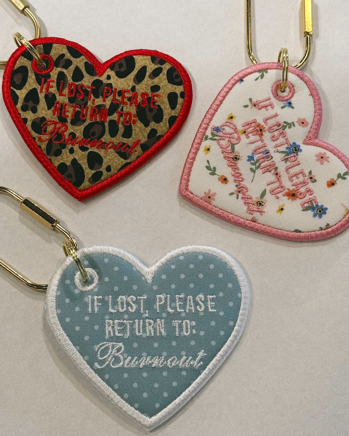 Return to Burnout Bag Charm - Burnout