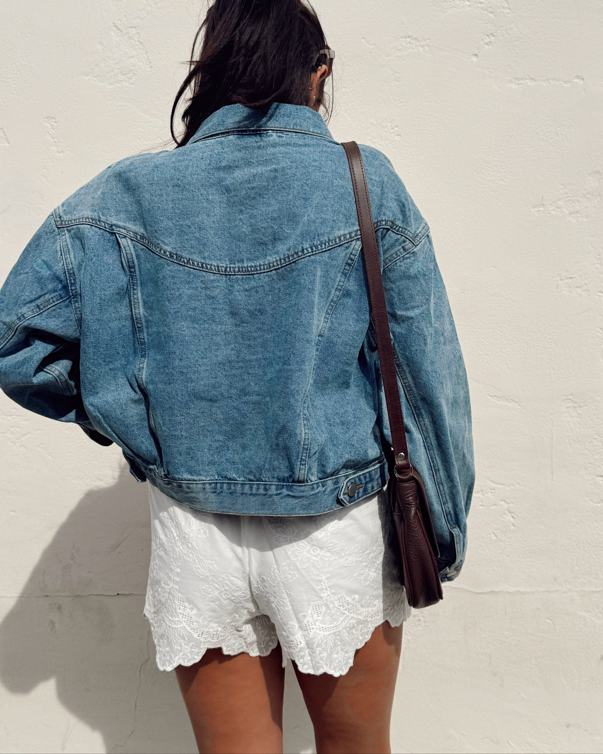 Eyelet Boxer Shorts - Burnout