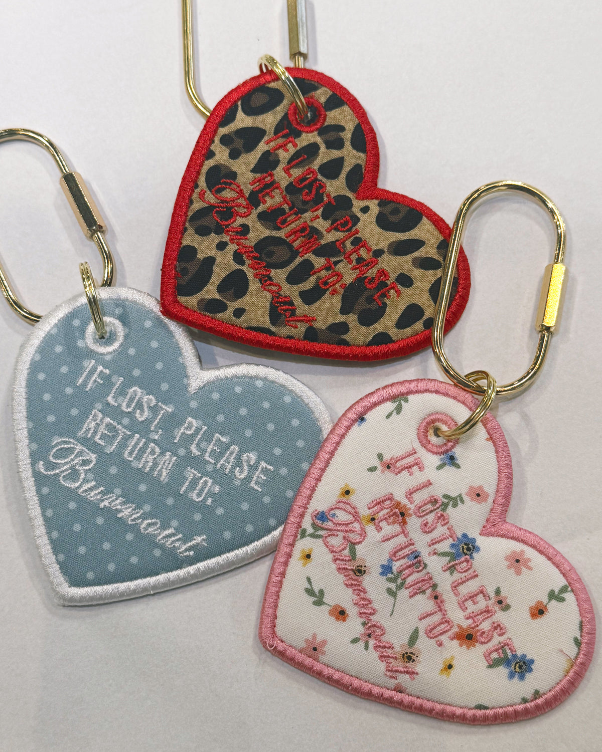 Return to Burnout Bag Charm - Burnout